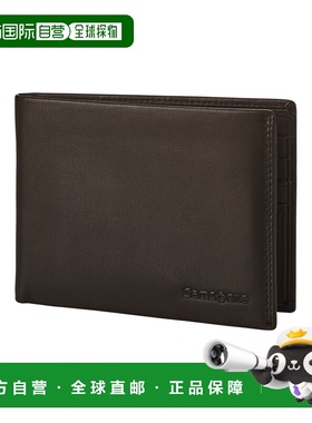 自营欧洲直邮Samsonite Attack 2 Slglogo标识钱包男女通用