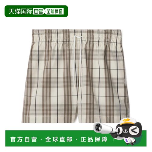1h可退 香港直邮BURBERRY 女士短裤 81092321 AW2025 花色 格纹短