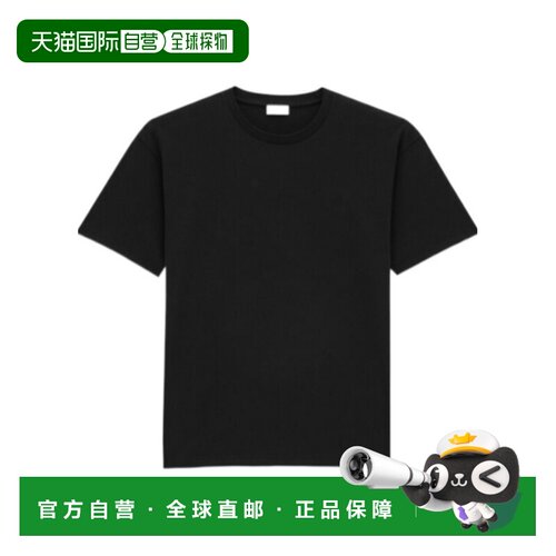 香港直邮Saint Laurent CASSANDRE 凸纹棉布 T 恤 781566Y37HC