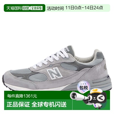 香港直邮New Balance  男士 M993GL 美国制造运动鞋 MR993GL