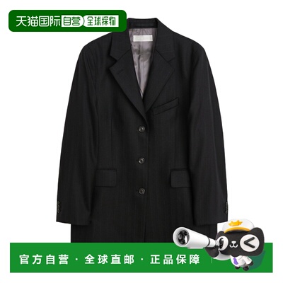 1h可退 香港直邮OUR LEGACY 女士西服 W4240QMD AW2024 黑色 单排