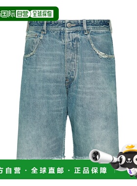 香港直邮Maison Margiela 腰带环牛仔短裤 S50MU0086S30383休闲裤