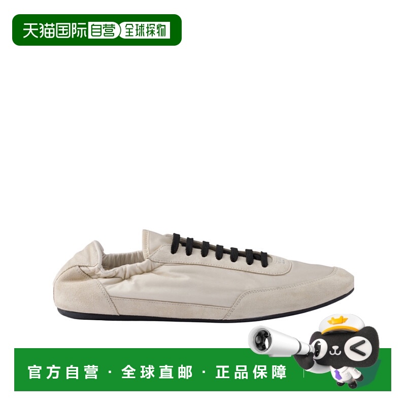 1h可退 香港直邮Prada 普拉达 女士 圆头系带运动鞋 1E959NF005D7