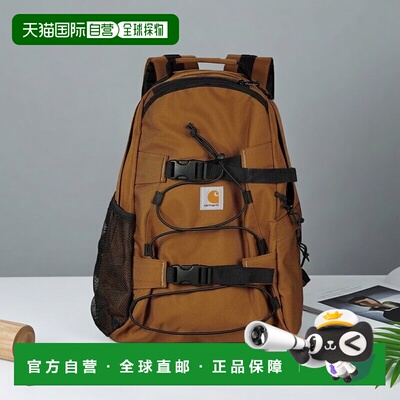 自营欧洲直邮Carhartt WIP Kickflip深棕色聚酯纤维防水背包男女