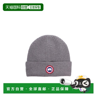 香港直邮Canada Goose LOGO罗纹帽子针织帽 5026M9115
