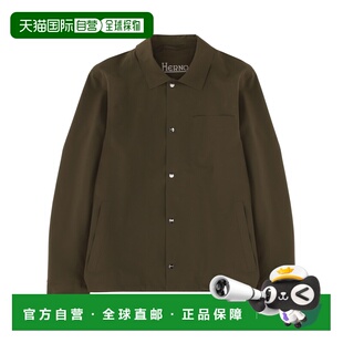 1h可退 香港直邮Herno 男士 衬衫式口袋运动外套 GI000318U12301S
