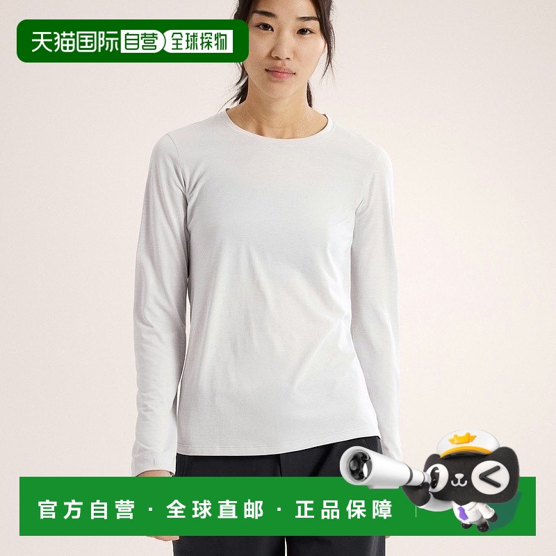 自营1h可退 欧洲直邮ARC TERYX/始祖鸟 TAEMA CREW女士白色聚酯纤