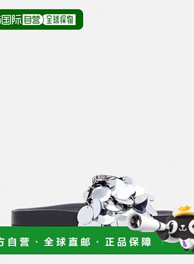 1h可退 香港直邮Rabanne 女士 圆盘缀饰拖鞋 22AHH0094EMB009