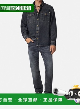 香港直邮Versace 翻领长袖衬衫 10138871A13718