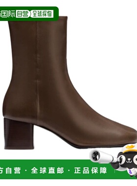 1h可退 香港直邮Lemaire 女士 棕色 Anatomic 55MM 踝靴 FO0206LL