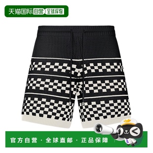 1h可退 香港直邮Amiri 格纹网眼短裤 AMBMSO1057