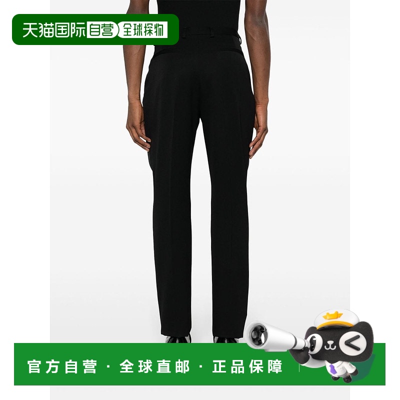 1h可退 香港直邮Saint Laurent 圣罗兰 男士 直筒羊毛正装西裤 77