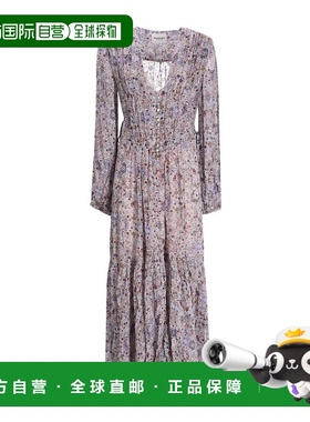 香港直邮Isabel Marant 长袖连衣裙 RO0798FAC3J01E