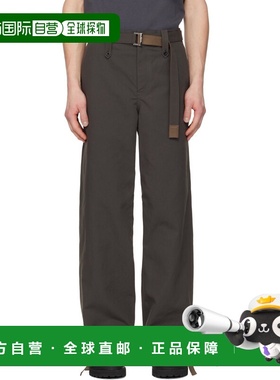 1h可退 香港直邮Sacai 男士 卡其色 Weathercloth 长裤 2603919M