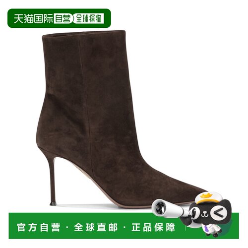 香港直邮AQUAZZURA/Harper 85MM女士短靴 【付后1h可退】