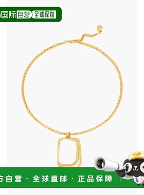 1h可退 香港直邮Jacquemus 女士 Le Collier Ovalo 镀金项链 241J