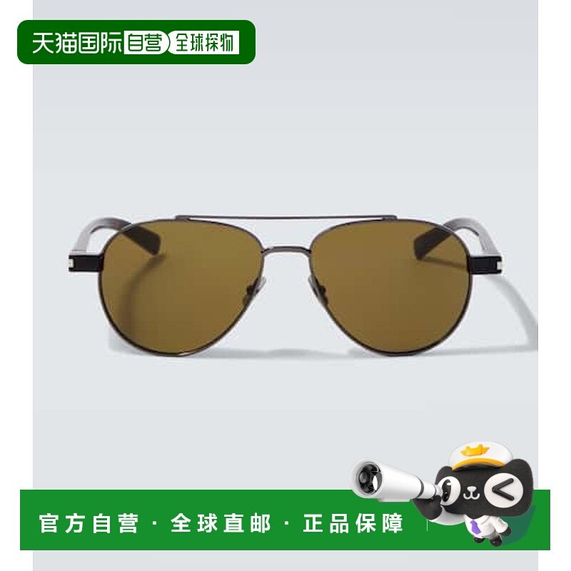 1h可退 香港直邮Saint Laurent 圣罗兰 男士 SL 843 飞行员太阳眼