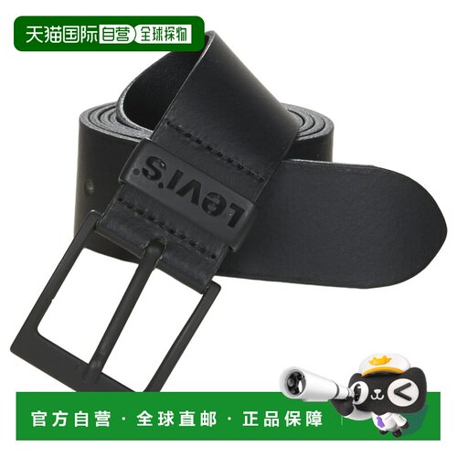 欧洲直邮Levi’s李维斯男 ASHLAND GUN METAL腰带真皮皮带