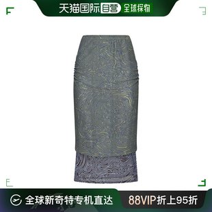 图案半身裙 香港直邮Dries Van Noten 0111328622