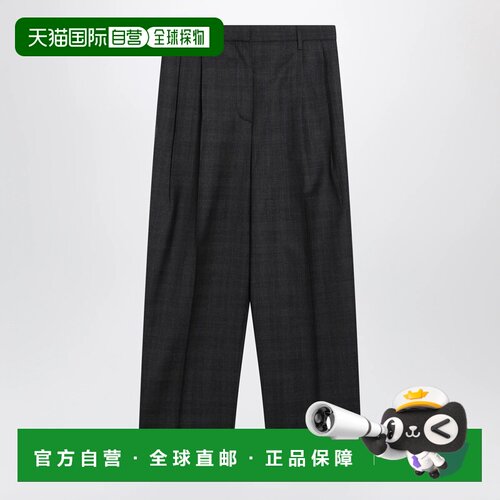 欧洲直邮PRADA 女士休闲裤 P204KOOO1N01F0308 SS2026 灰色 Grey