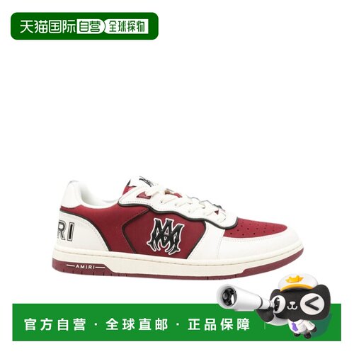 香港直邮AMIRI 男士运动鞋 AM426SN01700DP AW2026 白色 圆头系带
