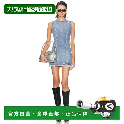 1h可退 香港直邮Acne Studios 艾克妮 女士 Denka 迷你牛仔飘逸连