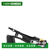 香港直邮Jimmy ELISA Choo 1h可退 周仰杰 女士 漆皮露跟浅口鞋