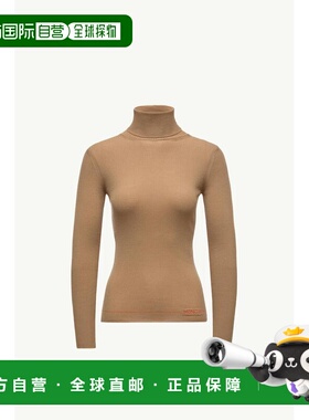 1h可退 香港直邮Moncler 盟可睐 女士 标识羊毛高领毛衣 K20939F0