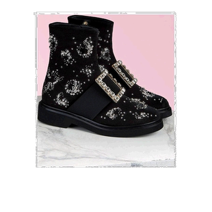 香港直邮Roger Vivier 圆头靴子短靴女靴 RVW54829990CFE