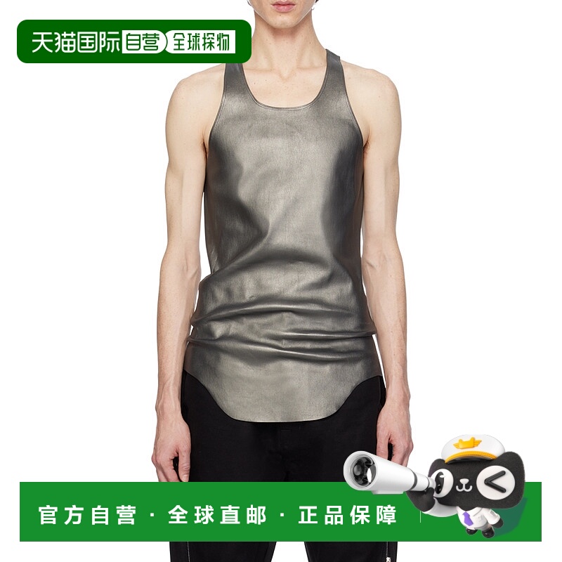 香港直邮Rick Owens 弹性小羊皮背心 RU01D3191LSM