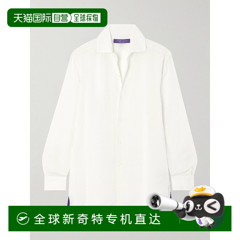1h可退 香港直邮Ralph Lauren 拉尔夫劳伦 女士 Capri 薄纱衬衫 2