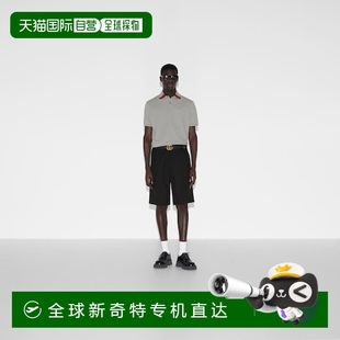 欧洲直邮GUCCI 2025新品 饰织带棉质Polo衫