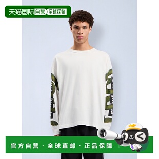 1h可退 香港直邮Palm Angels 棕榈天使 男士 蛇形标志长袖T恤 PMA