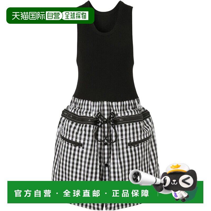 1h可退 香港直邮BURBERRY 女士连衣裙 45645041 AW2020 黑色 条纹