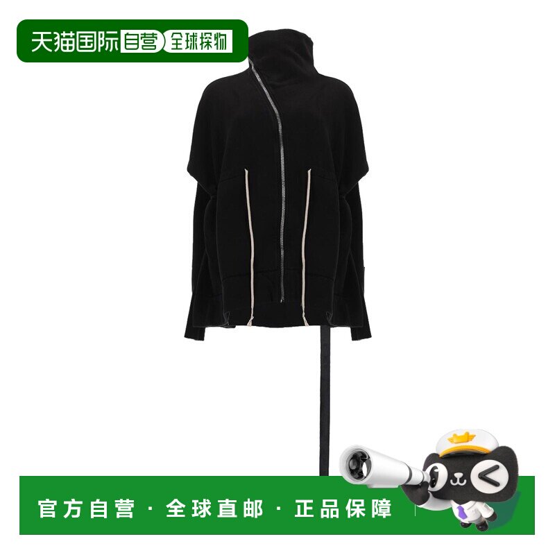 香港直邮RICK OWENS 女士卫衣 DS01F4210F09 SS2026 黑色 Mountai图片