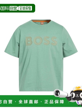 1h可退 香港直邮BOSS 波士 男士 T恤 green绿色 舒适时尚