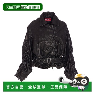 欧洲直邮diesel 女士 皮质外套皮衣