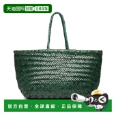 Triple 自营欧洲直邮Dragon Diffusion Jump系列森林绿女士水牛皮