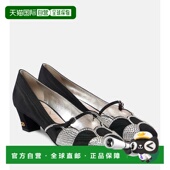 华伦天奴 moire 女士 香港直邮Valentino Bowow 精饰浅口鞋