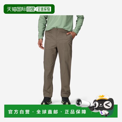 自营欧洲直邮Marmot土拨鼠 AirExchange男士灰褐色聚酯纤维长裤