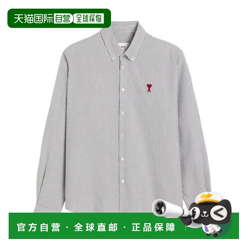 欧洲直邮Ami Paris 男士衬衫 BFUSH063CO0087039 【付后1h可退】