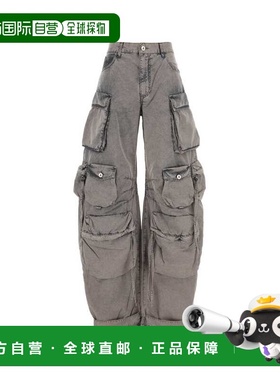 1h可退 香港直邮The Attico 女士 Attico 寬鬆版 Fern 工裝牛仔褲