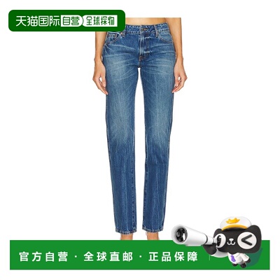 1h可退香港直邮GRLFRND 女士 Isabel 低腰直筒牛仔裤 GF475298620