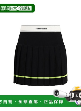 1h可退 香港直邮Casablanca 女士 条纹褶裥半身裙 WSP26KW123401B