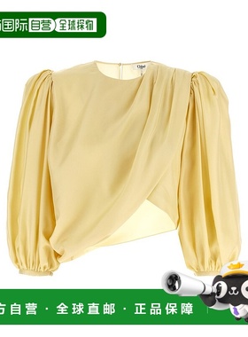 香港直邮Chloe 蔻依 女士 圆领上衣 CH25UHT69489女装