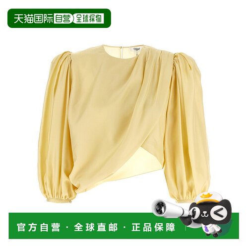 香港直邮Chloe 蔻依 女士 圆领上衣 CH25UHT69489女装