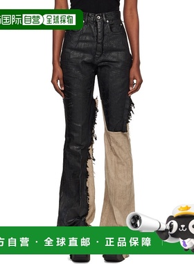 1h可退 香港直邮rick owens 瑞克 欧文斯 女士 黑色 & 灰白色 Con