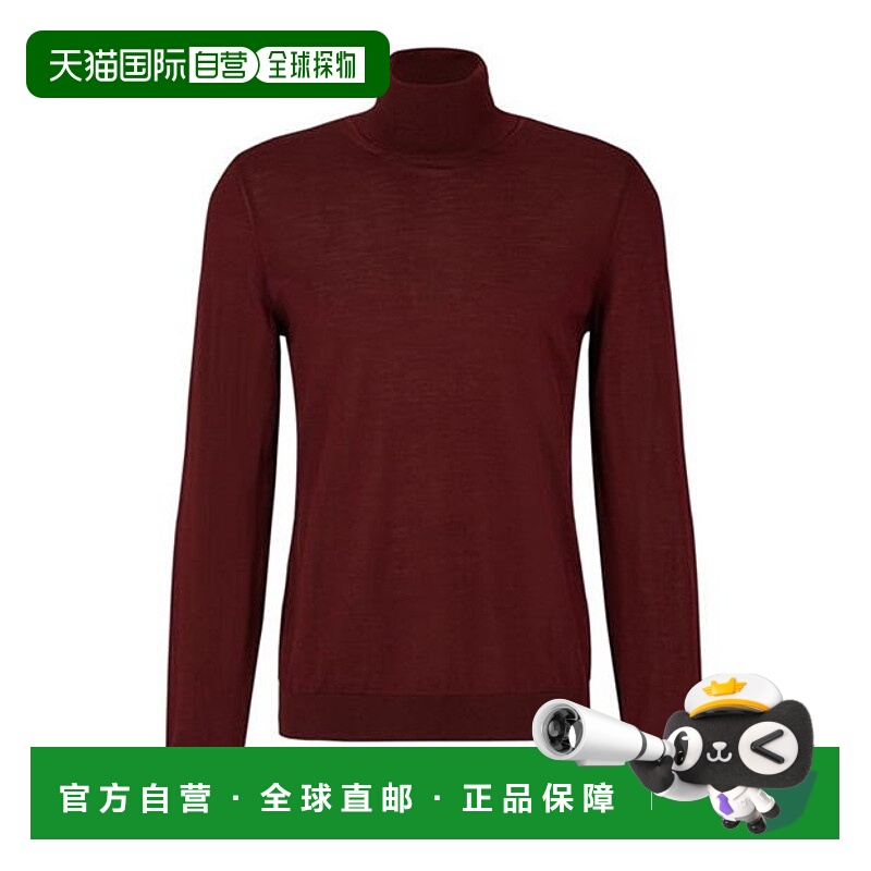 1h可退 香港直邮BOSS 波士 男士 Musso-P 毛衣 red红色 舒适时尚