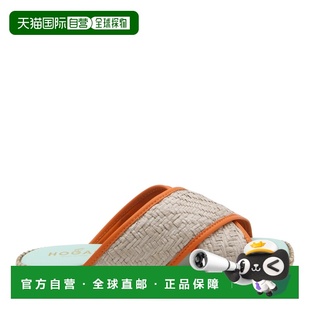 1h可退 香港直邮Hogan 女士 平底拖鞋 HXW6600FH30T5T colorful花