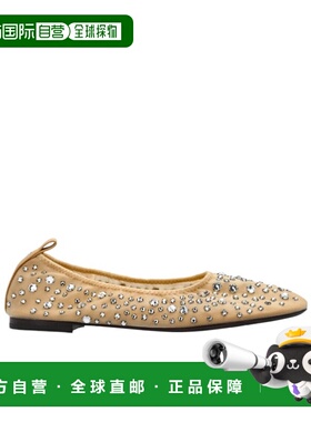 香港直邮Tory Burch 水晶芭蕾鞋汤丽柏琦 162066一脚蹬